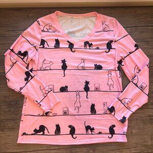 Cozy & Cute Cat Pajamas Shirt